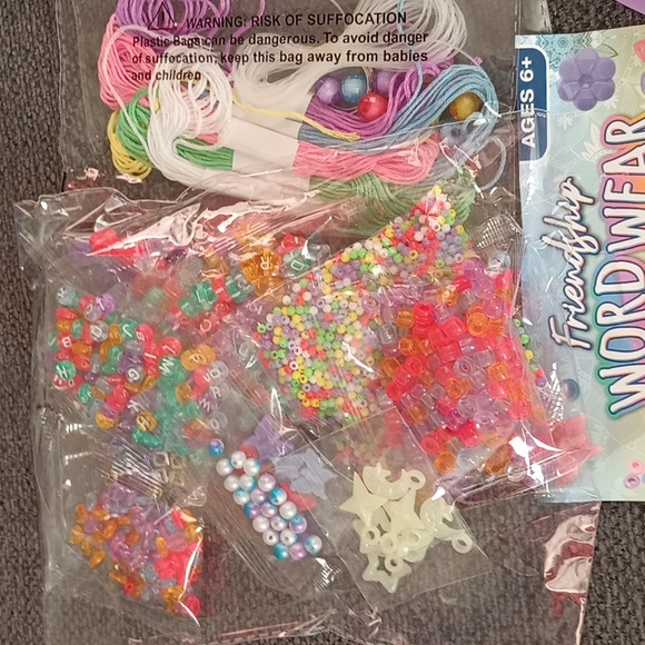 New in box Friendship word wear  with glow in dark beads . - Picture 2 of 6